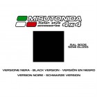 MISUTONIDA Nerezový (čierny) predný rám (63mm) TOYOTA Hilux Vigo 2011 - 2015