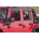 RUGGED RIDGE Deflektory okien, 07-13 Jeep Wrangler Unlimited (JK)